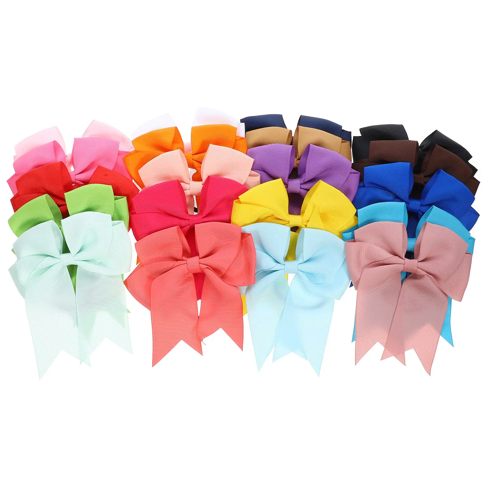 

20Pcs Hair Scrunchies Rainbow Bowknot Hair Bands Elastic Hairband Ponytail Holders for Girls Kids Toddlers Teens Party Birthday