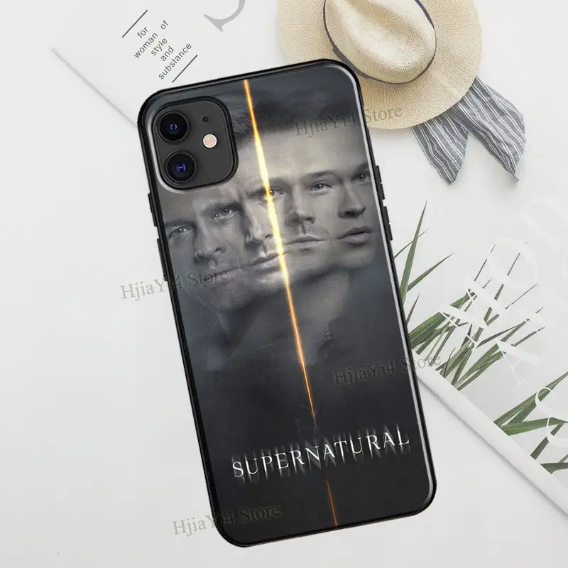 Supernatural Collage TPU Case For iPhone 13 11 14 12 15 16 Pro Max mini XR X XS Max Plus Cover Funda