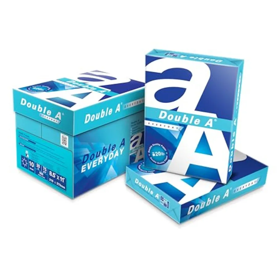 

Everyday Multipurpose Copy Printer Paper, Letter Size 8.5" x 11", 96 Brightness, 20 lb, 10 Reams 5000 Sheets
