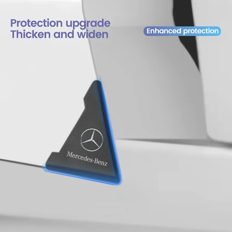 باب السيارة الحرس حافة ركن حامي ملصق شعار اكسسوارات السيارات لمرسيدس بنز W211 W203 W204 W210 W124 W202 CLA W212 AMG