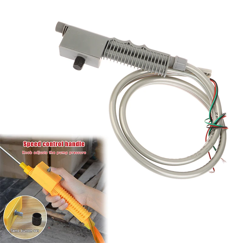 

1Pcs Electric Sprayer Tube Handle Power Switch Double Line Pipe Sprayer Hose Outlet Pipe Handle Switch Control Line Random Color