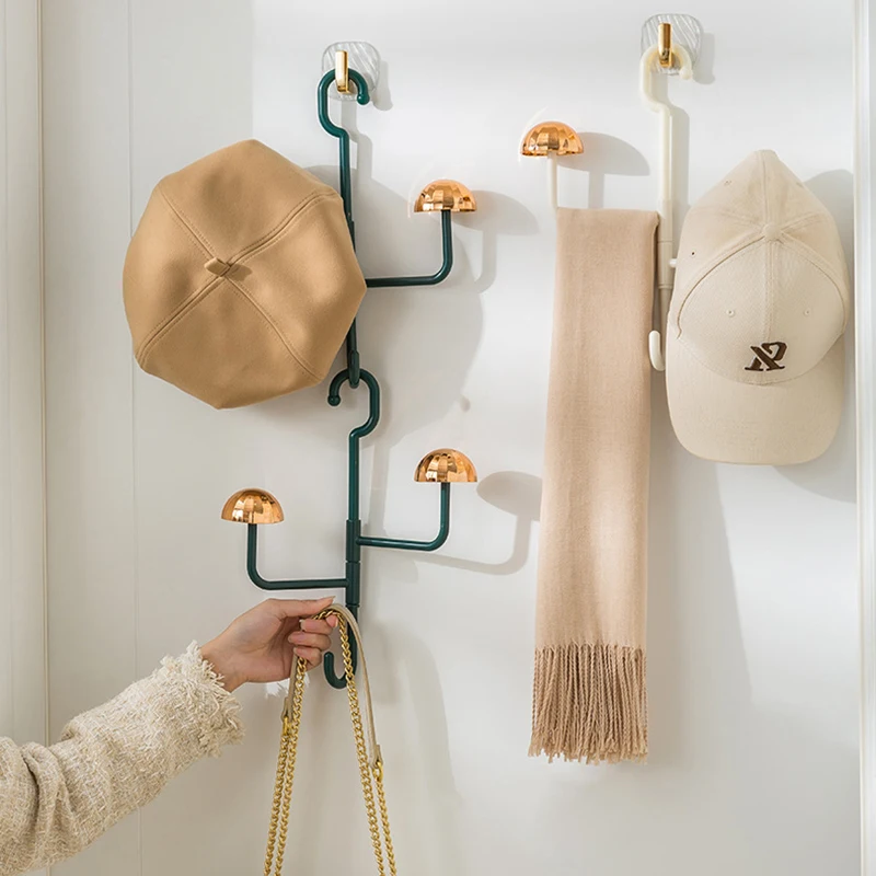 

360° Degree Rotating Scarf Hat Hanger Holder Hook Multi-functional Multi-layer Hanger Home display Rack Rotating Hook Organizer