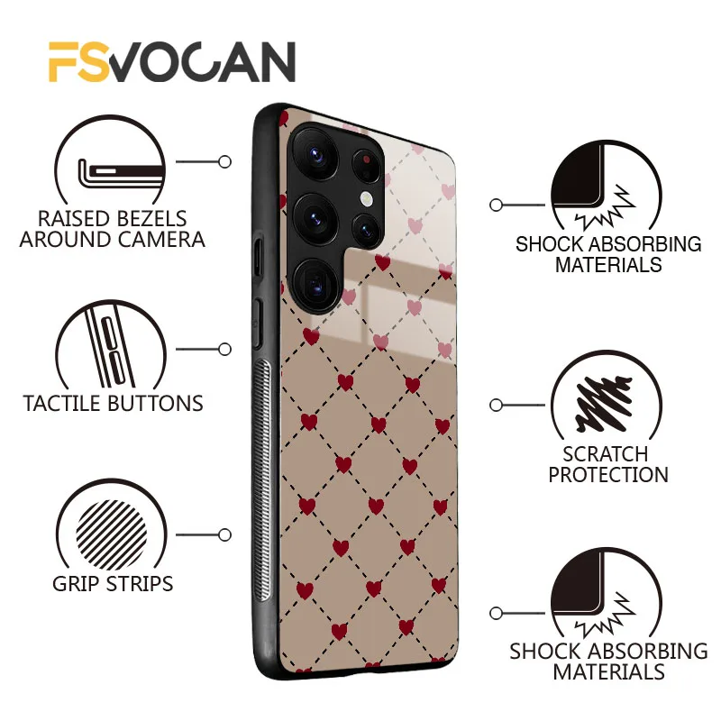 Love Letter Sweater Weather Cover For Samsung S25 S24 S23 S22 S21 S20 FE Plus Ultra A53 A52 A52s A54 A32 A33 A34 A35 A55