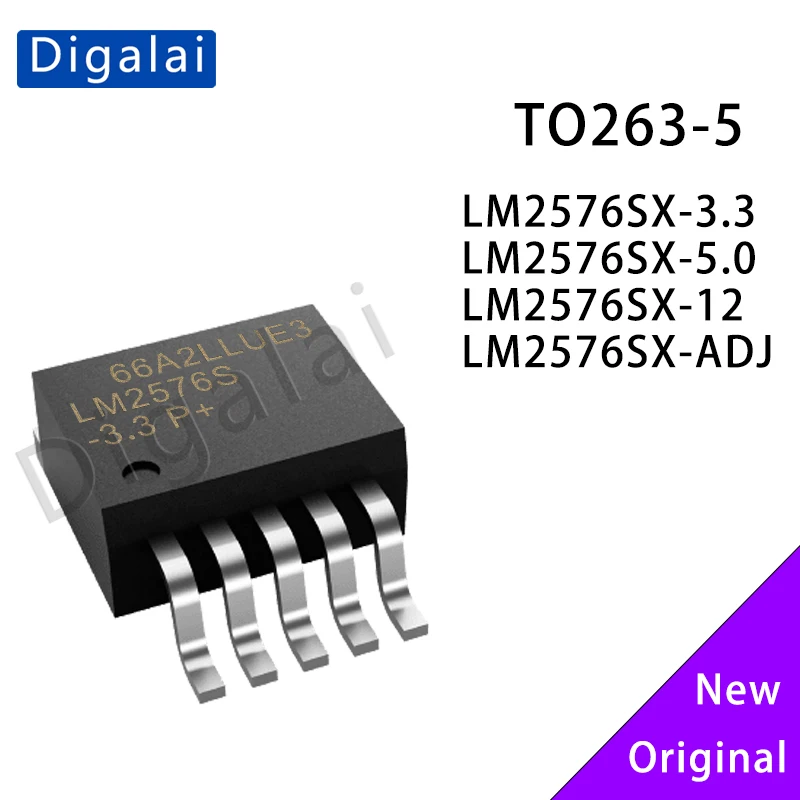 

LM2576SX-3.3 LM2576SX-5.0 LM2576SX-12 LM2576SX-ADJ voltage regulator chip TO263-5