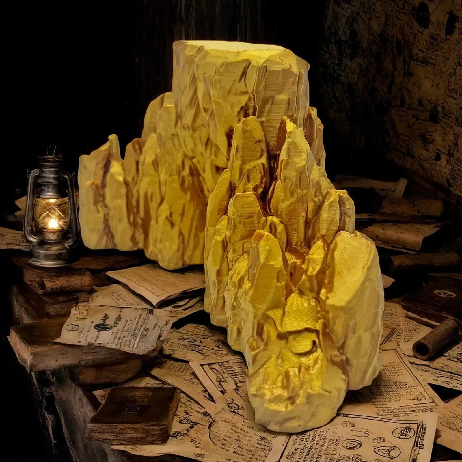 

Landscape Terrain Rock Model Simulation Mountain ABS Decoration for Miniature Garden Diorama Hobby