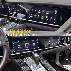 NAVIRIDER For Porsche Panamera 2010-2016 Android Car Radio New Upgrade 12.3 Inch Touch Screen GPS Navigation Carplay Headunit 4G