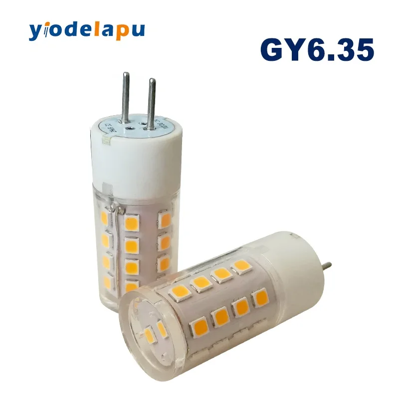 gy6 35 led 12v dimmable PC Lampshade 4W 12V LED Corn Light Bulb Droplight Chandelier 2835SMD White/Warm white Lamp