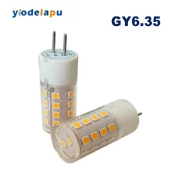gy6 35 led 12v dimmable PC Lampshade 4W 12V LED Corn Light Bulb Droplight Chandelier 2835SMD White/Warm white Lamp
