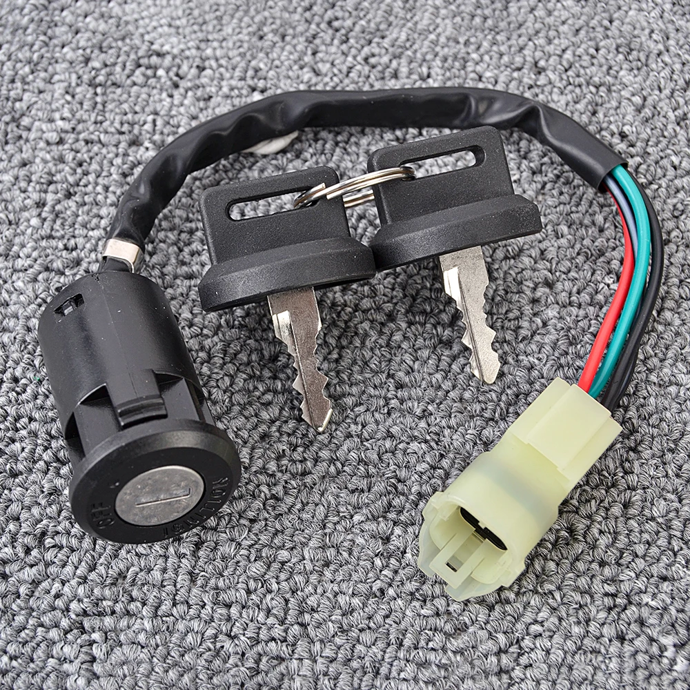 Motorcycle ATV Ignition Switch with Key For Yamaha RAPTOR 90 YFM90R 2009-2013 OEM 43D-H2510-00 43D-H2510-01 YFM 90R