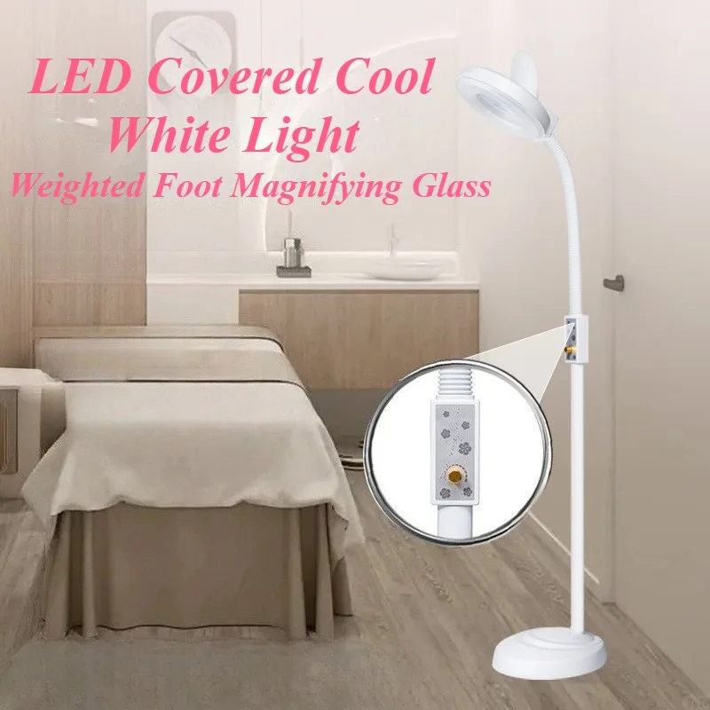 

LED Floor Lamp Professional Skincare Eyelash Lamps Womens Electric Nail Lamps Aesthetics Mechanic Beauty Facials Equipment