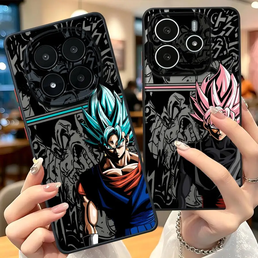 Funda Dragon B-Ball Goku Zamasu para Xiaomi Redmi Note 15 12 11 13 14 Pro Plus 14C 13C 15C 10 9S A4 Funda trasera para teléfono