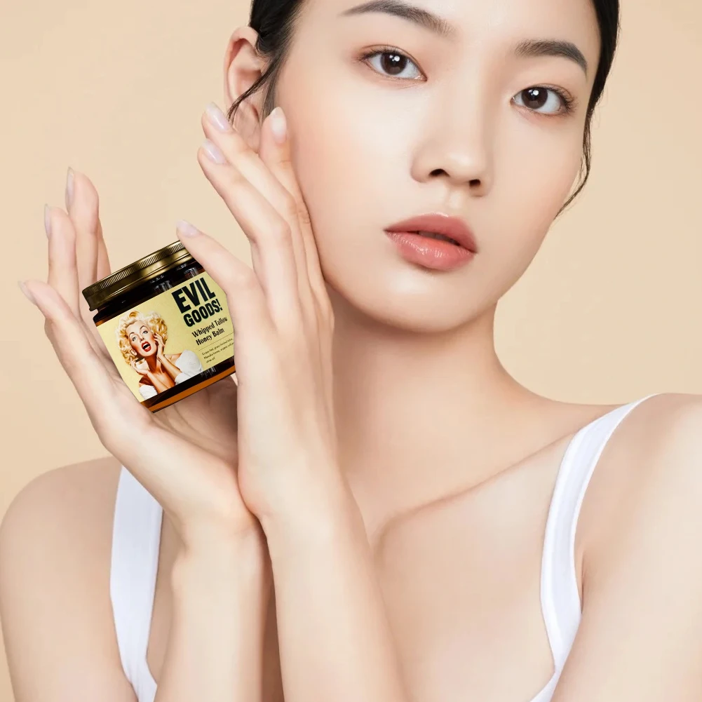 120 مللي لحم البقر طويل القليل والعسل بلسم ترطيب لحم البقر طويل القامة كريم وجه غسول الجسم العشب فيد العشب الانتهاء كريم وجه الرعاية