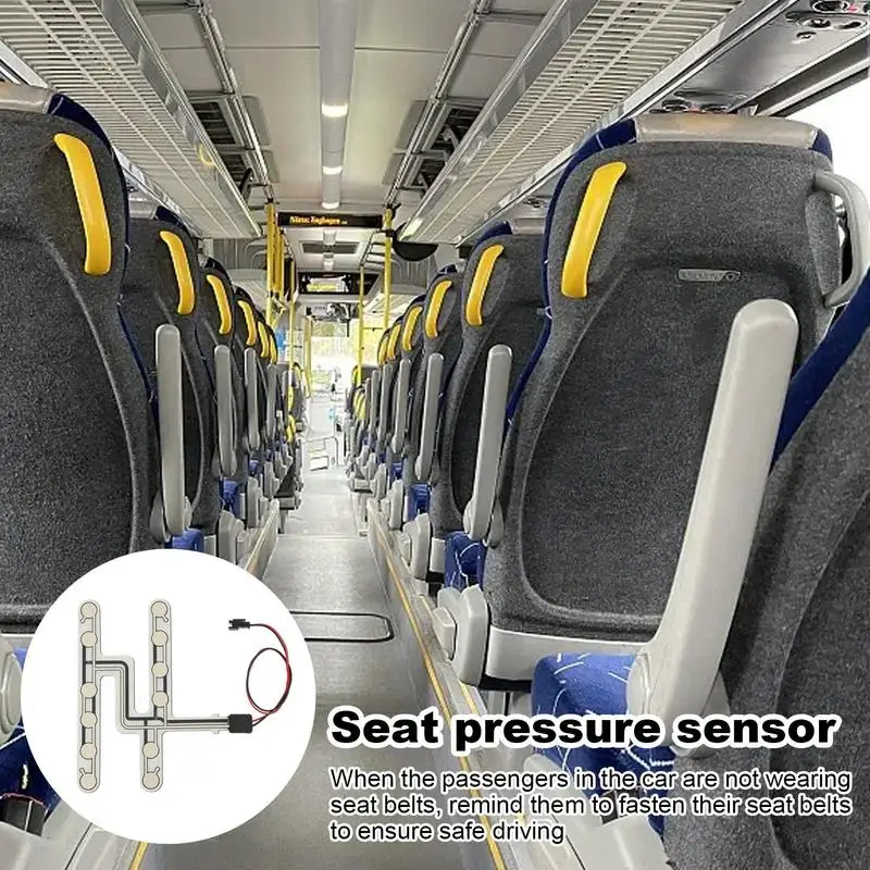 Sensore di pressione del seggiolino auto Sensore di pressione della cintura di sicurezza per auto universale per automobili Promemoria Accessorio di guida per l'occupazione del sedile