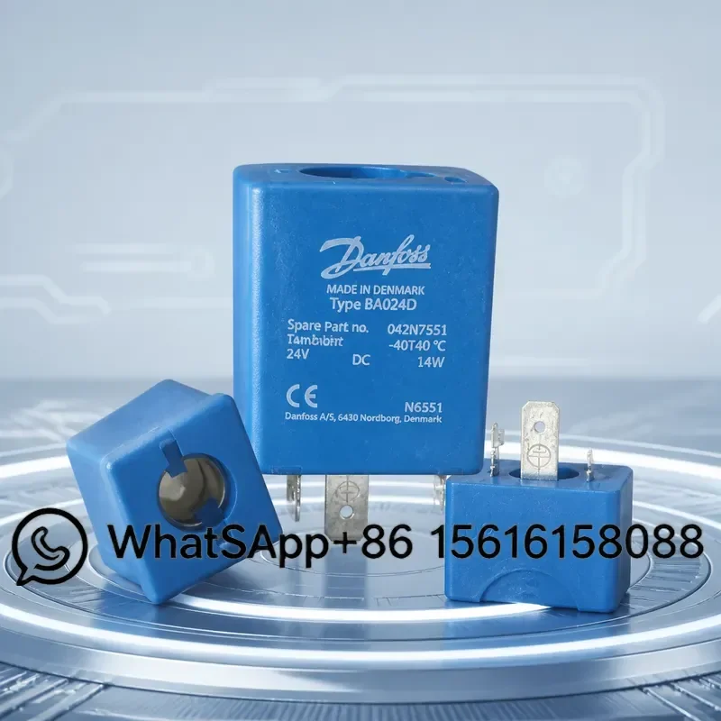 Danfoss Solenoid Coil BA024D 042N7551 Original Genuine Replacement Part for Valve Actuator High Quality Fast Shipping