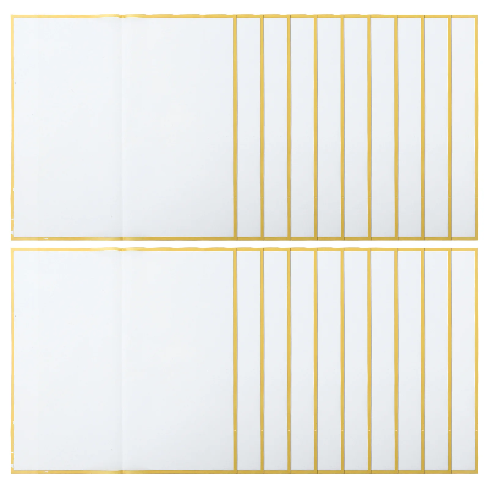 20 قطعة من ورق تغليف باقة الزهور المقاوم للماء بحافة ذهبية لحفلات الزفاف وعيد الحب وتغليف باقة الزهور