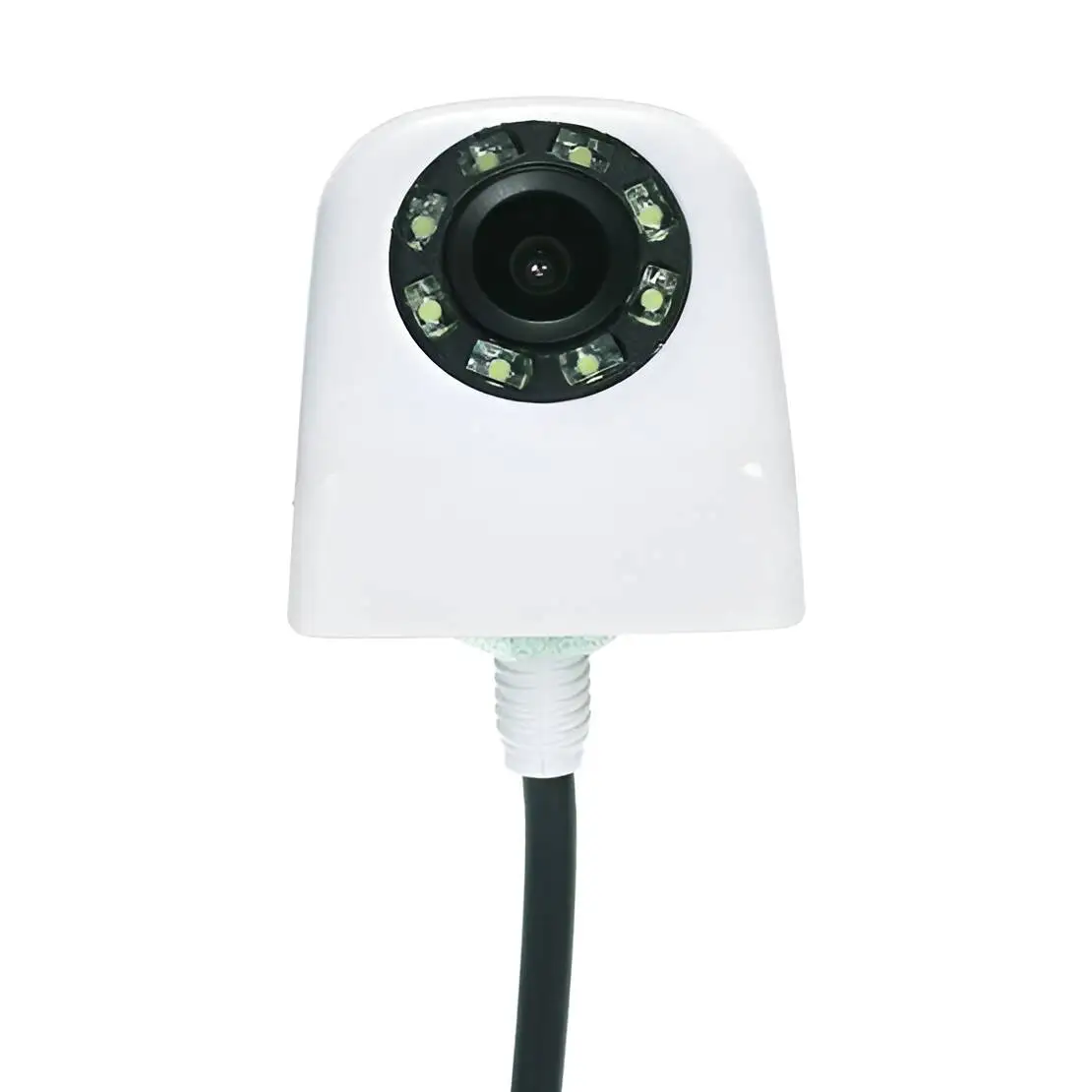 White 170° 8LED Car Rear View Backup Parking Reverse Camera Night Vision Waterproof