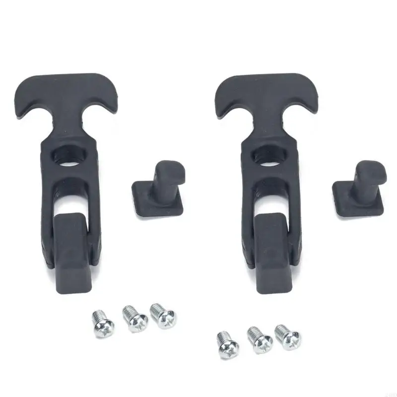 Pack of 4 Black Rubber T Handle Latches for Vehicle Cover Tool Box Trailer Boat 24BD