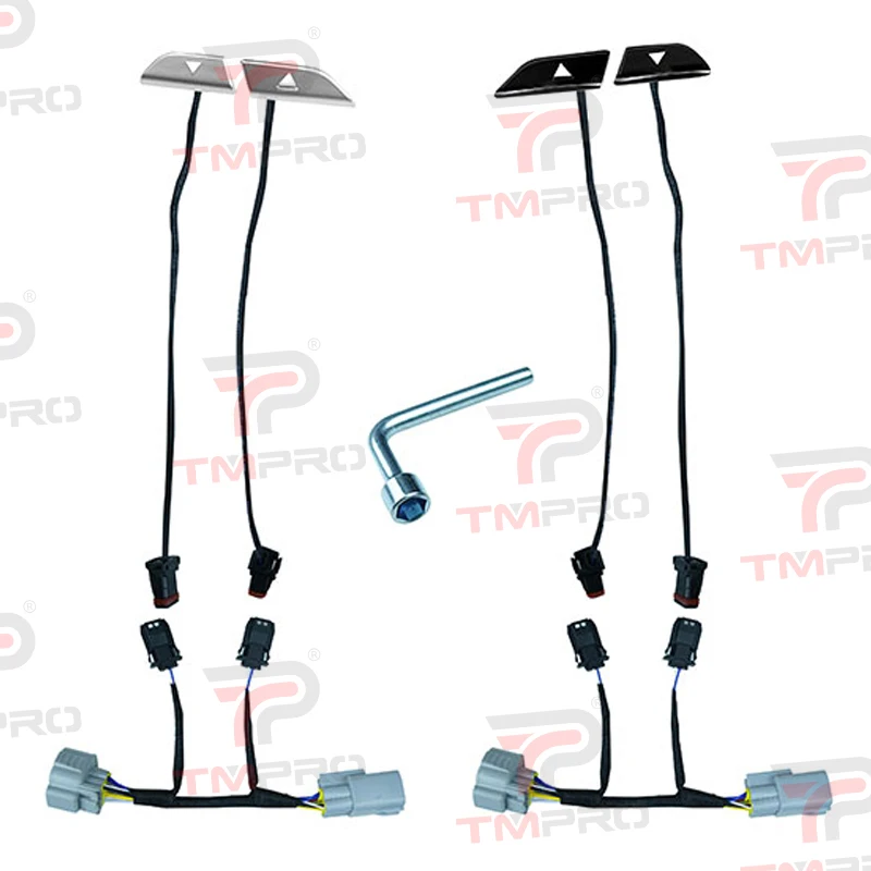 Tailgate With Light Button Trunk Switch Button Light Kit for