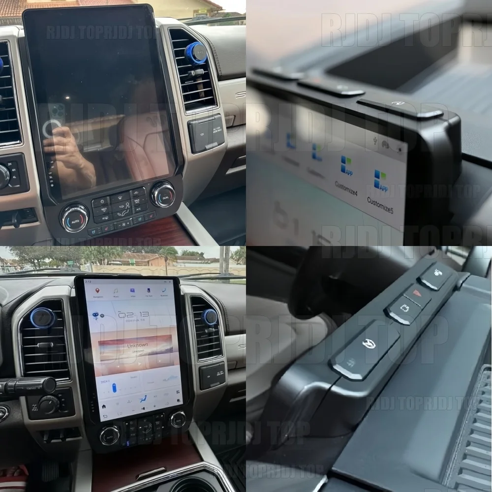 14.4 Inch Android 128G For Ford F150 F250 F350 2015-2021 Carplay Car GPS Navigation Multimedia Player Radio Tape Headunit HD DSP