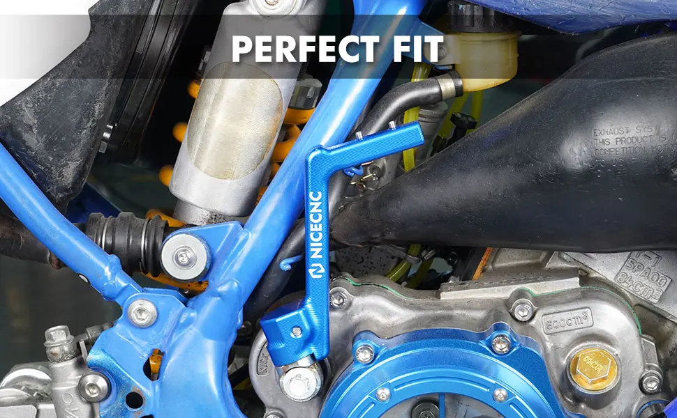NICECNC Für Yamaha YZ85 YZ 85 2002-2018 2017 2016 2015 2014 Motocross Hinterer Bremshebel & Kickstarterhebel aus Aluminium – Detail 11