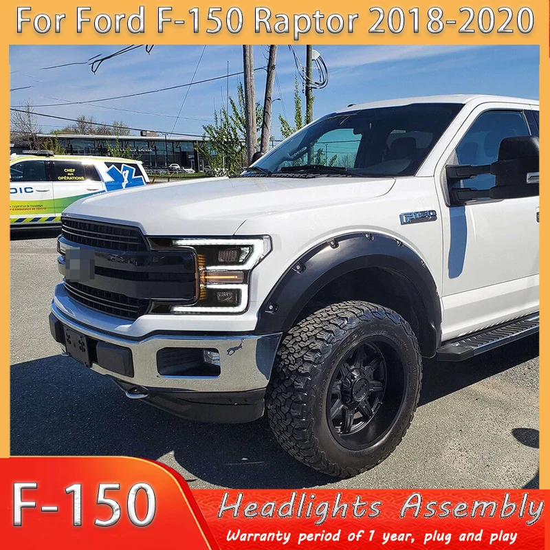 

Car Light LED Headlamps Assembly For Ford F150 2018 2019 2020 LED Headlamp with DRL Sequential Turn Signal Plug-and-Play