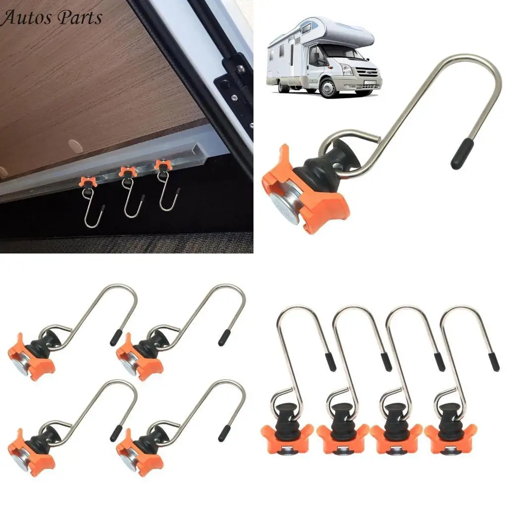 

57BA Heavy Load Support Hanging Hooks For Airline Tracks, 4pcs Set For Efficient Motorhomes Truck Tie Down Transport Storage