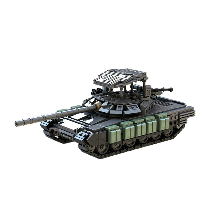 T-72B3M Cope Cage Add-On Pack Model MOC Building Bricks War Equipment Modular Technology Gifts Holiday Assemble Toy Suit Display