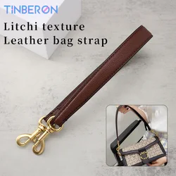 TINBERON Leather Bag Strap Accessories 51cm Underarm Bag Strap Women's Handbag Handle Strap Replacement Litchi Texture Bag Strap