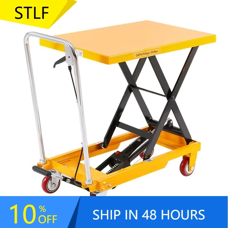 

YTYIN Best Price 300kg Manual Hydraulic Cart Scissor Lift Platform Trolley