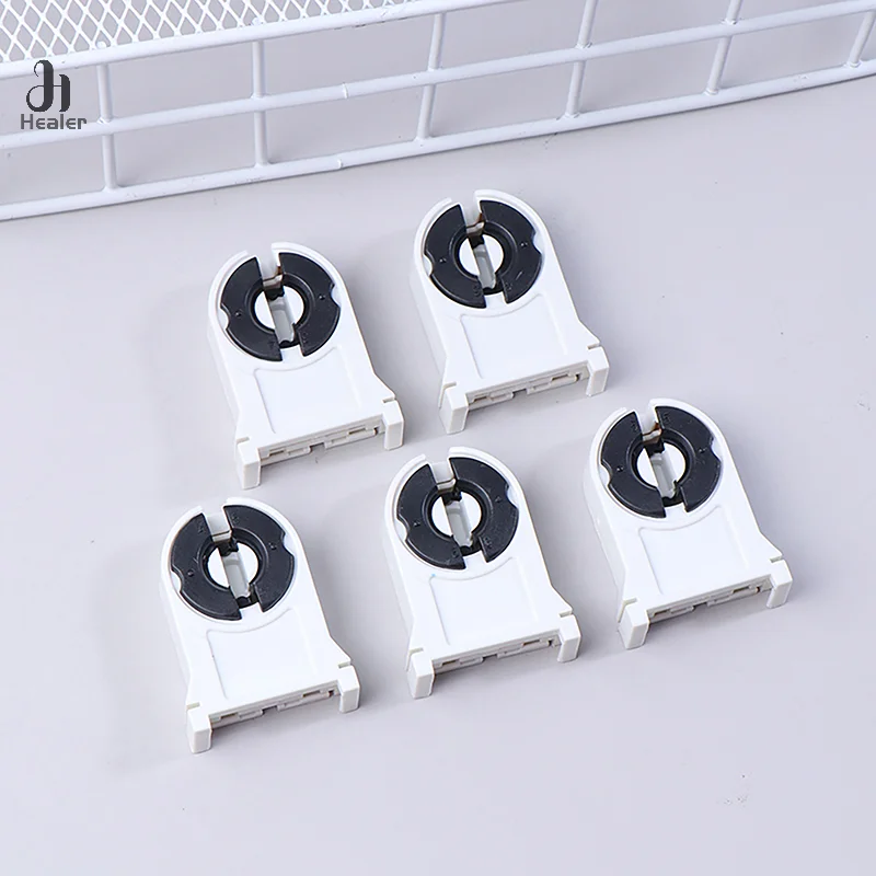 5Pcs T8/G13 Fluorescent Lamp Holder Heat-Resistant Lamp Holder Light Tube Holder Household Light Tube Holder For Home Office image 3