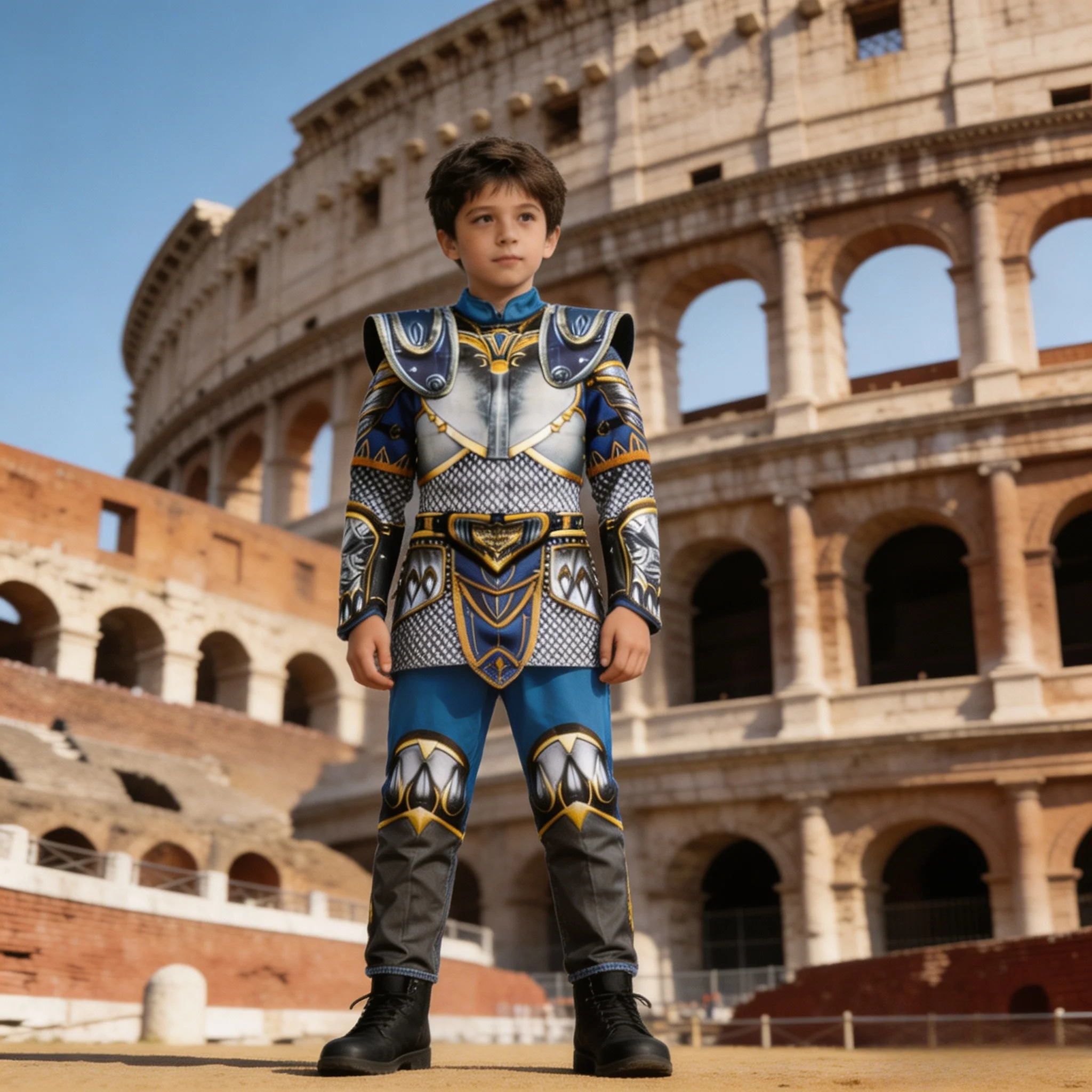 Disfraz de Caballero Medieval para Niños, Armadura de Guerrero para Halloween, Traje Elegante para Fiesta
