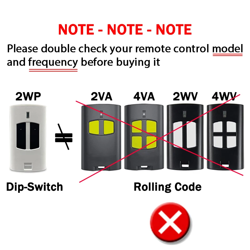1-20pcs BENINCA TO.GO WP 2WP Garage / Gate Remote Control Work With Only BENINCA TOGO 2WP 4WP 433.92MHz Gate Command Transmitter