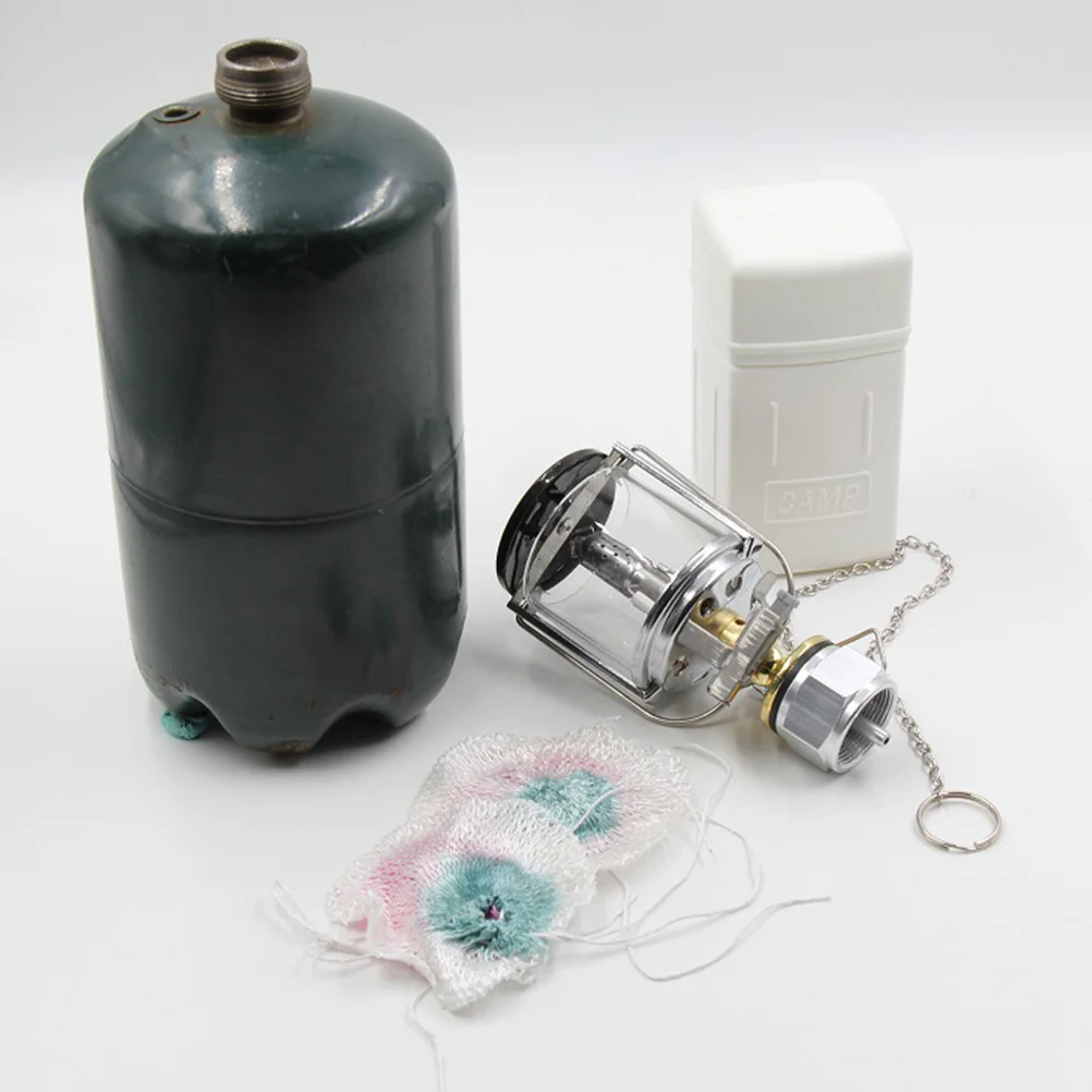

1 Set Outdoor Lantern Portable Propane Lamp For Camping Mapp Gas Lamp Gas Powered Light Tent Lantern Emergency Lighting Tool