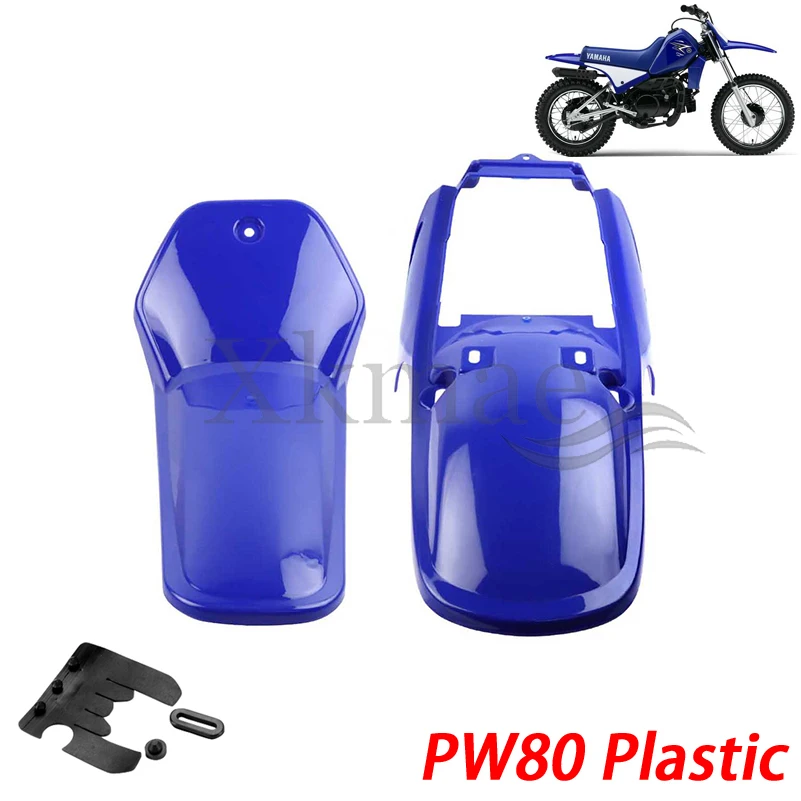 Motorcycle Plastic Fender Shell Cover Fairing Kit for Yamaha PW80 PW 80 PY80 PEEWEE Dirt Bike Blue