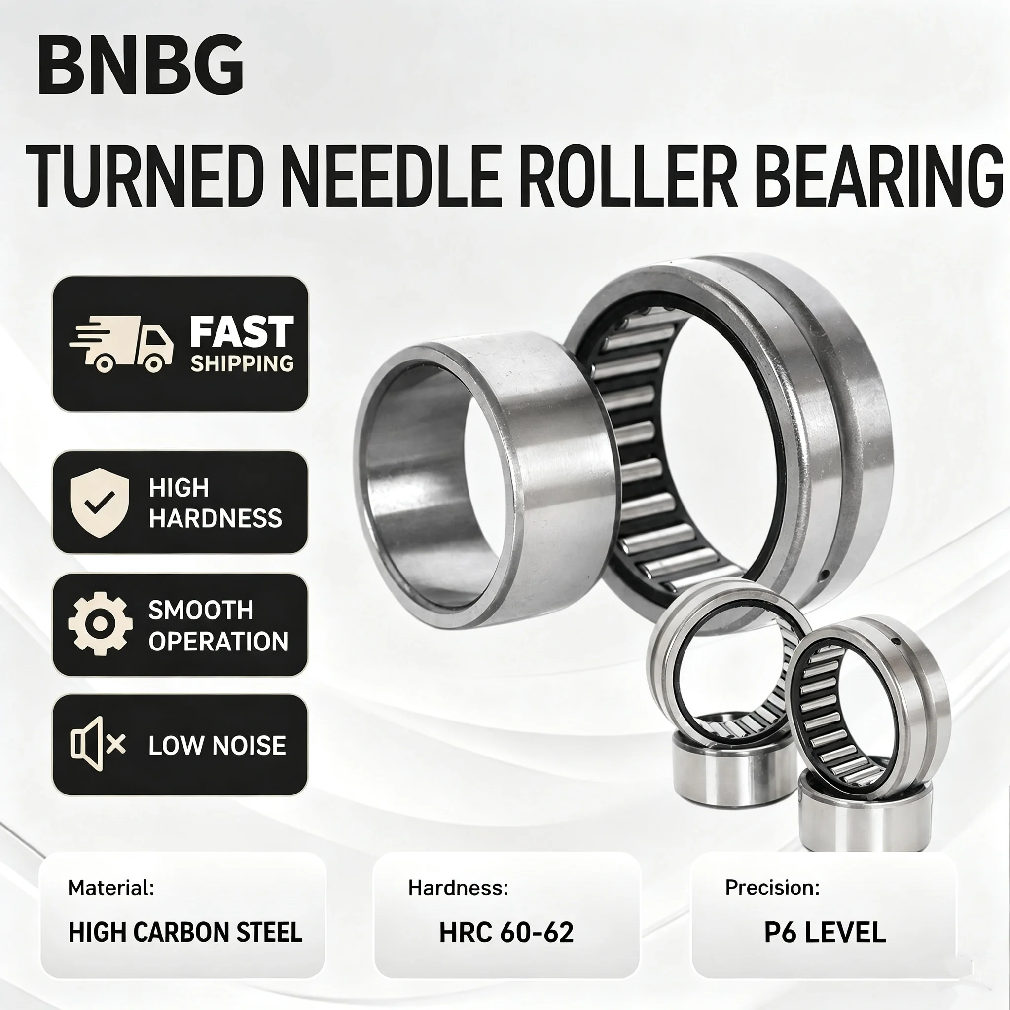 2PCS Bearing NA4910 NA4911 NA4912 NA4913 NA4914 NA4915 NA4916 Without Inner Ring Wear Resistant Mechanical Needle Bearings
