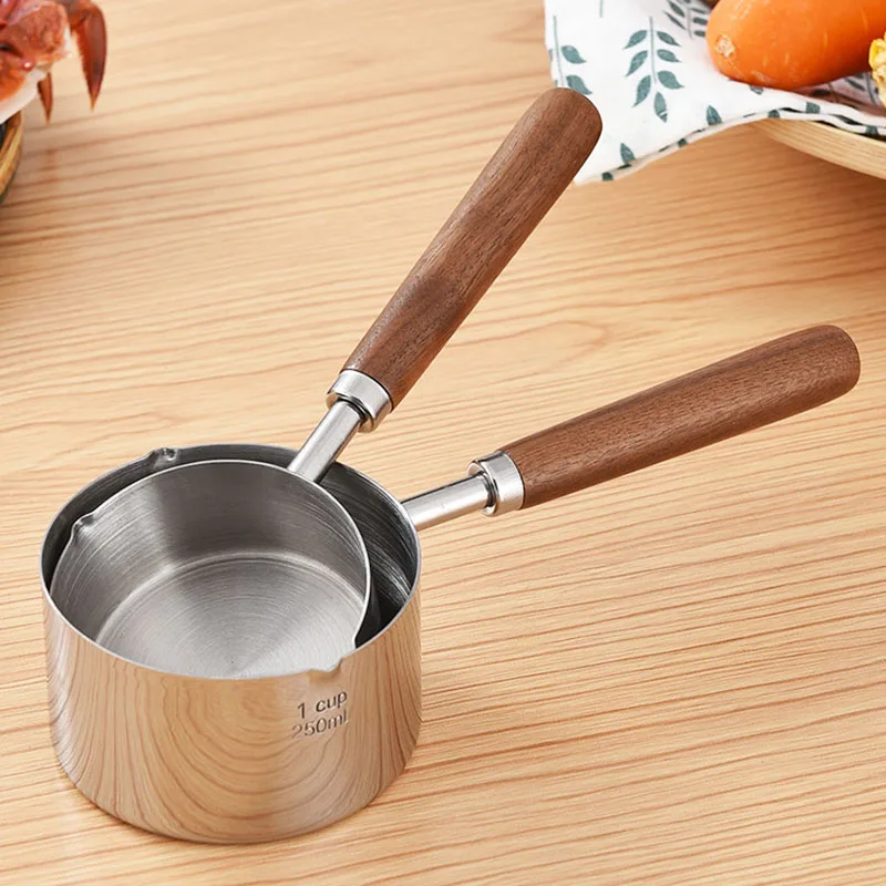 Stainless Steel Mini Frying Pan Household Hot Oil Pan Boiled Eggs Hot Chocolate Hot Milk Pot Household Multi-purpose Pot