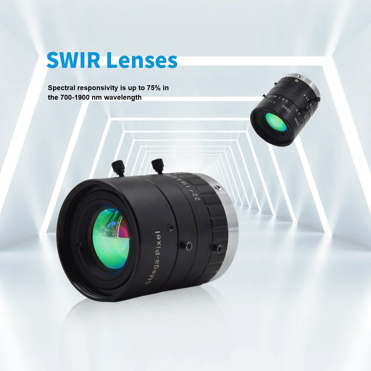 50mm Focal Length C-Mount Lower Distortion Short Wave Infrared Lenses SWIR Camera Lens For Visual InspectionVT-LEM5020SWIR