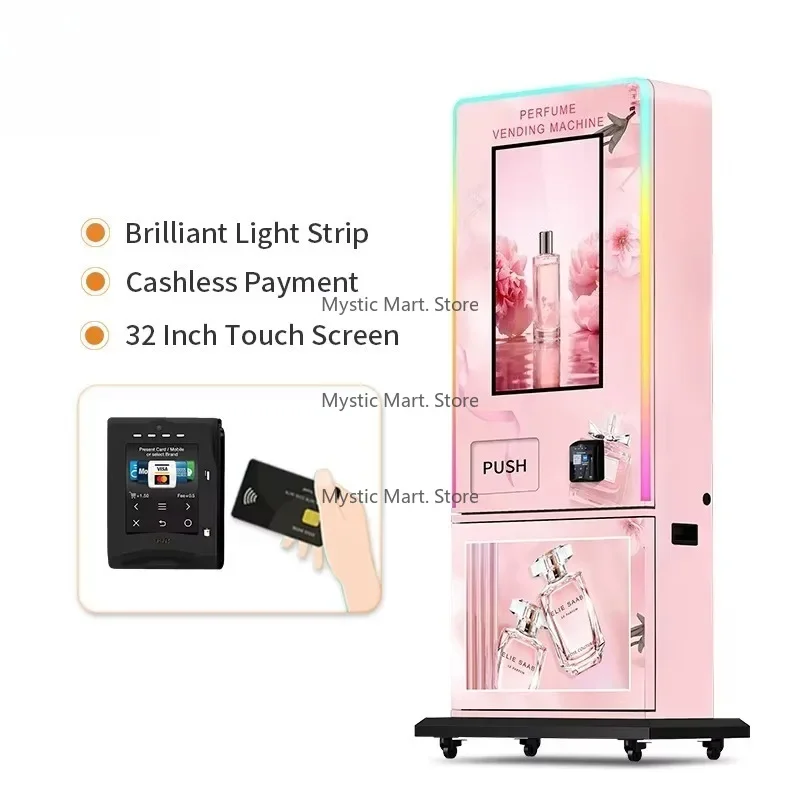 All-Over Spray Smart Perfume Vending Machine | Automated Perfume Distribution Solution