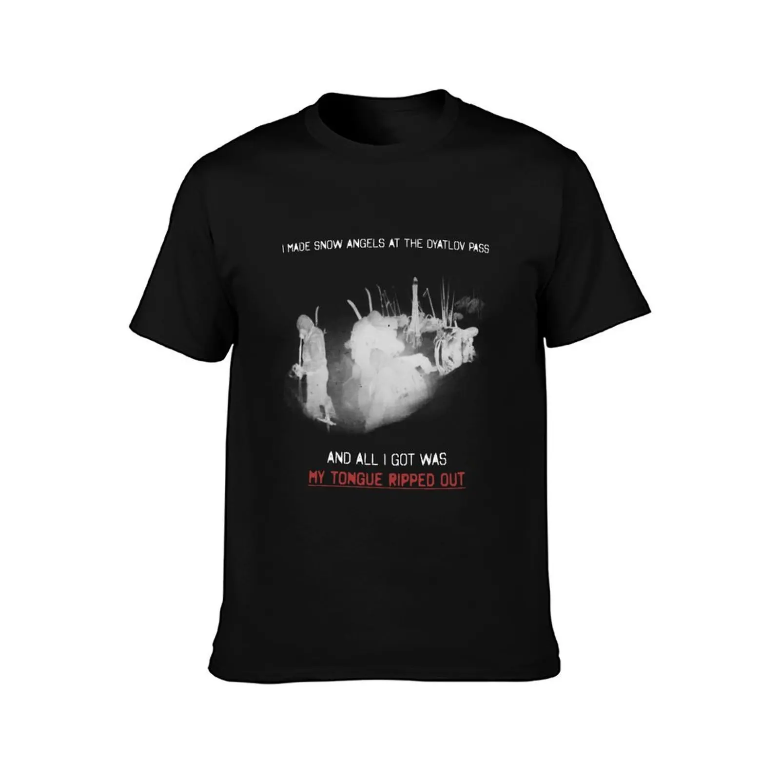 Dyatlov Pass Souvenir T-Shirt Lightweight Basic Short Sleeve Shirt