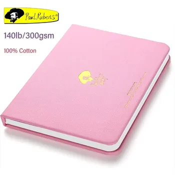 Paul rubens bloco de papel aquarela profissional 100% algodão prensado a quente aquarelas desenho fornecimento de papel para escola e artista