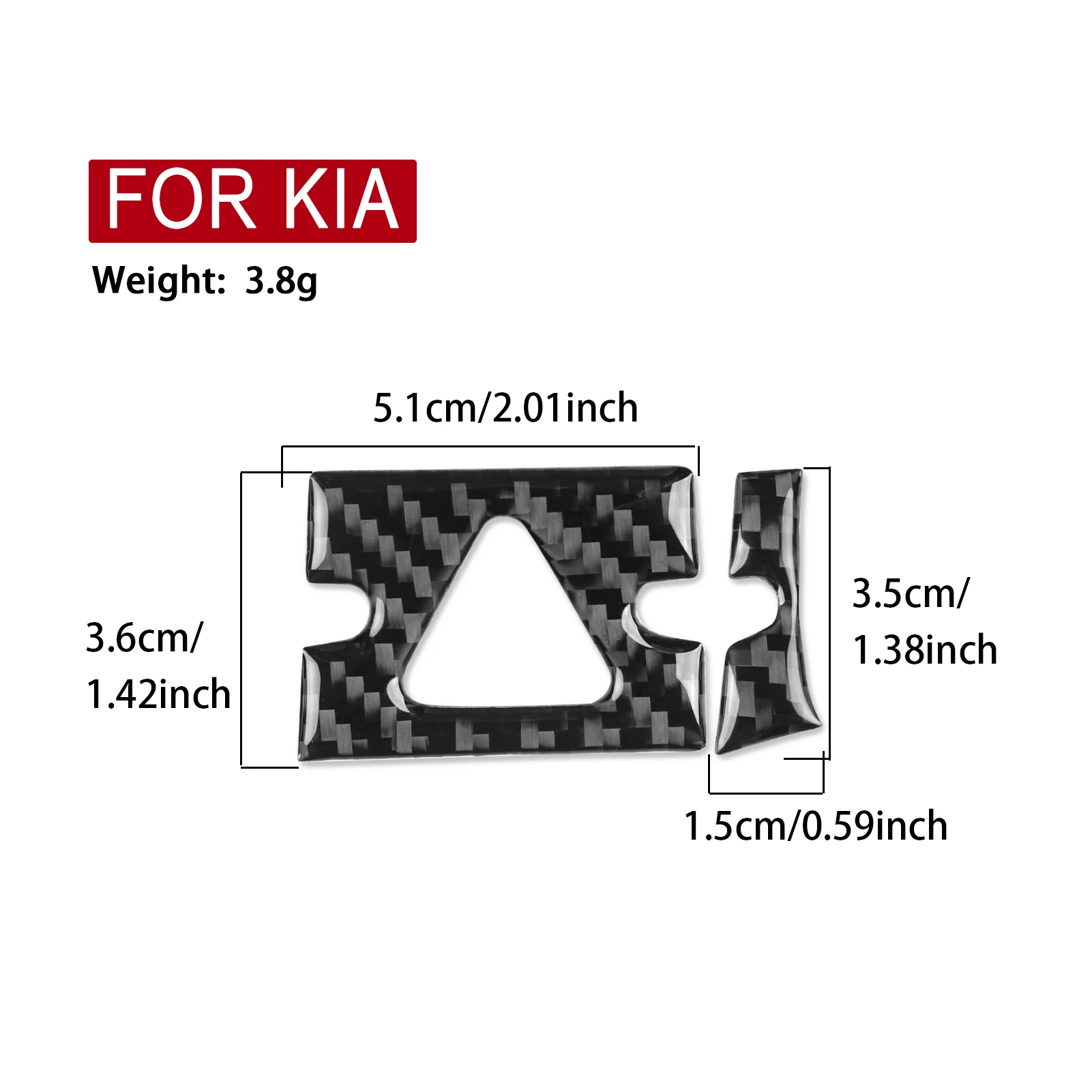 Soft Carbon Fiber Car Warning Light Frame Trim Sticker For Kia Sportage NQ5 2022 2023 2024 2025 LHD RHD Accessories