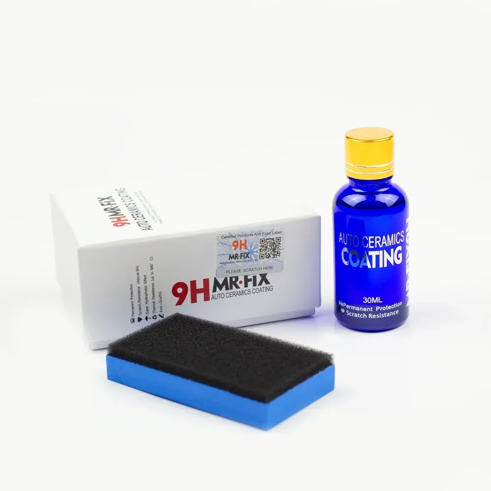 2PCS 9H เซรามิค Coat Super Hydrophobic Glass เคลือบชุด Polysiloxane และ NANO วัสดุสีรถกันน้ําฟิล์มภาษาโปลิชคํา