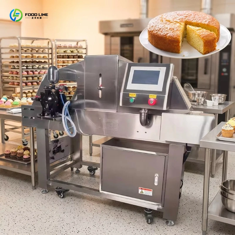 Oil Spraying Machine Commercial Bakery Release Sprayer Auto Coater for Muffin Pans Cake Trays Bread Molds