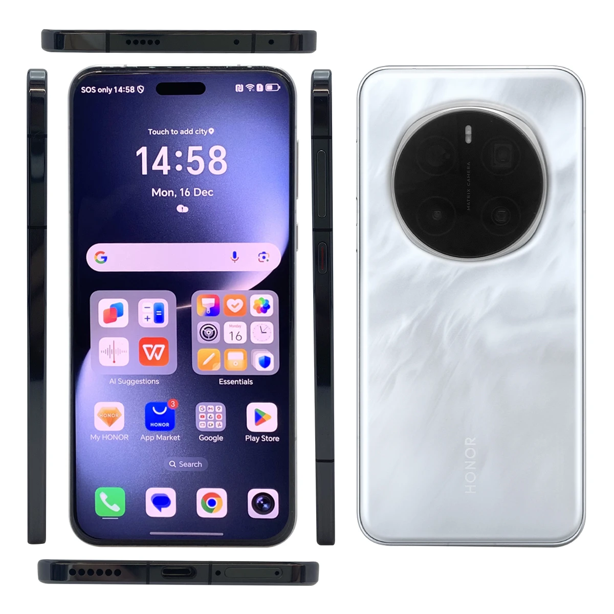 Versione globale HONOR Magic7 Pro 5G Smartphone 6.8 '' 120Hz Display OLED Snapdragon 8 Elite 100W SuperCharge Magic 7 Pro Telefoni