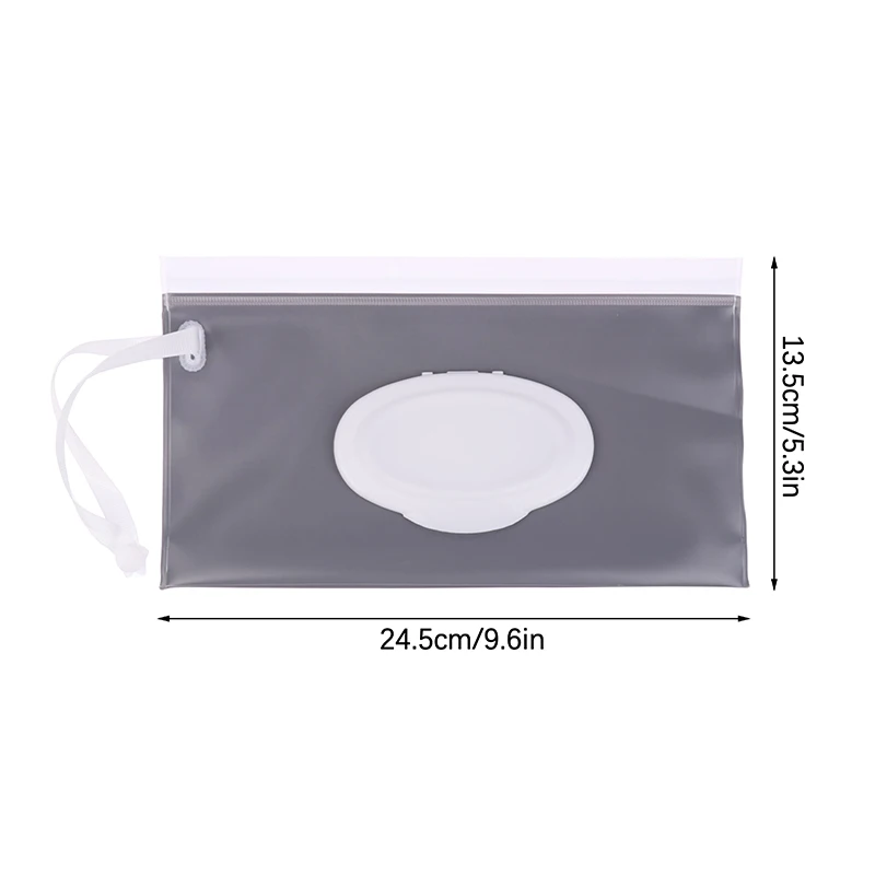 Hot 1 PCS EVA Portable Snap-Strap Tissue Box Wet Wipes Bag Flip Cover Cosmetic Pouch Outdoor Useful Baby Stroller Accessories