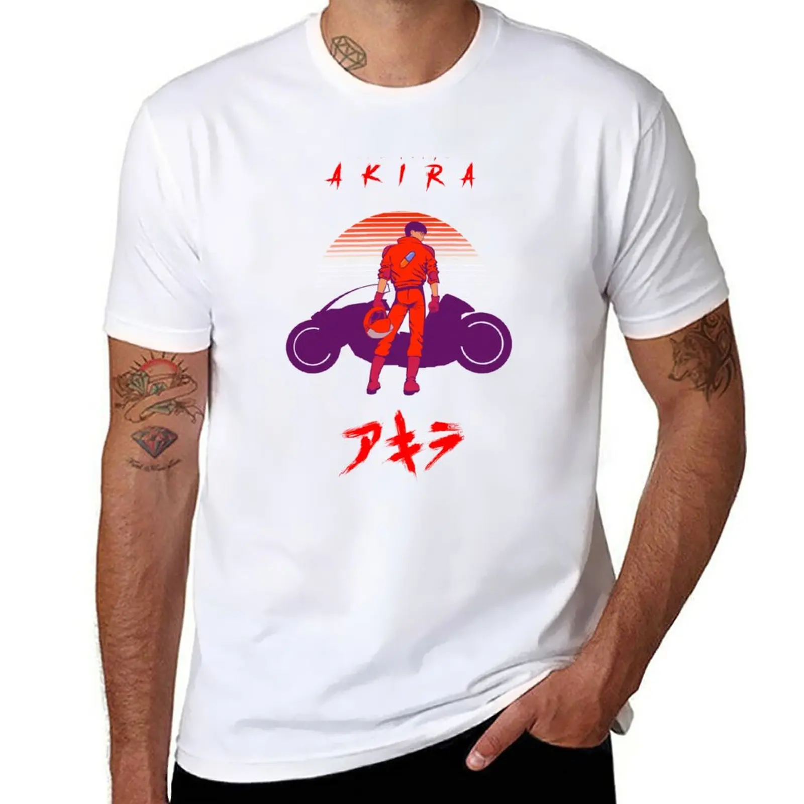 New 119 Akira Bike T-Shirt oversized t shirts graphics t shirt custom t shirts shirt for men