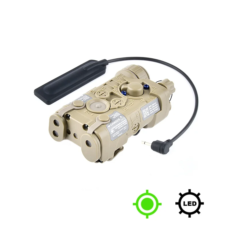 WADSN Taktische Airsoft NGAL Einfache Version Red Dot Grün Blau Anzeige Weiß LED Licht Fit 20mm Schiene Jagd Waffe gun Laser 10