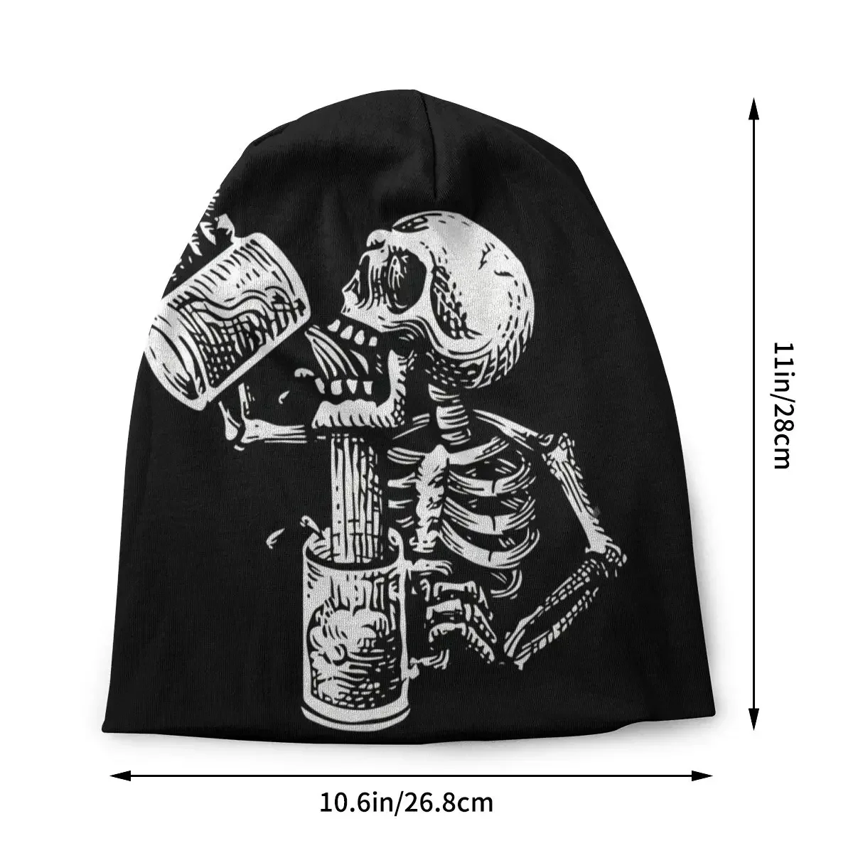 Skull Skullies Beanies Caps DRUNK Hat Sport Sports Bonnet Hats for Men Women