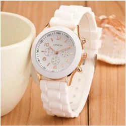 Luxo branco cerâmica resistente à água clássico fácil ler esportes feminino relógio de pulso frete grátis qualidade superior lady rhinestone watch