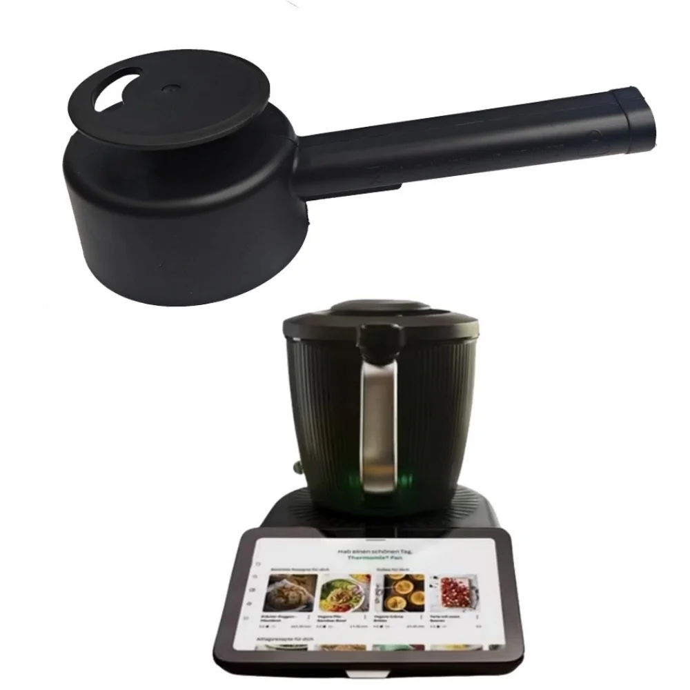 TM7 Steam Splitter Is a 360° Rotating, Washable, and Reusable Blender Accessory for Heat-Resistant Kitchen Appliances.